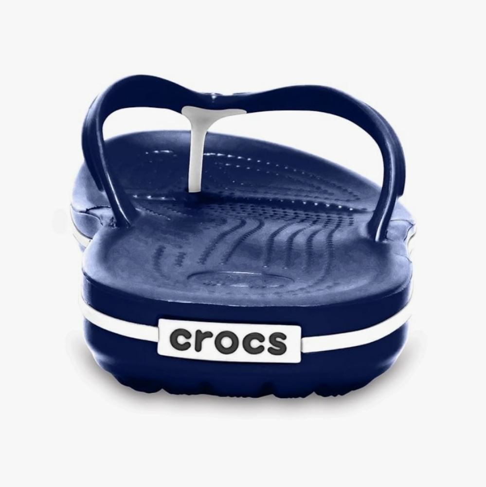 Crocs  Men Crocband  Navy Blue Flip Flops Sandal Size 11 - Picture 2 of 13